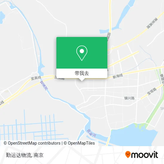 勤运达物流地图