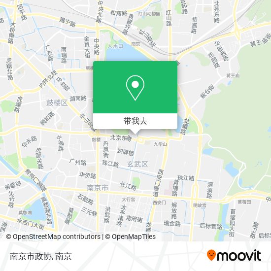 南京市政协地图