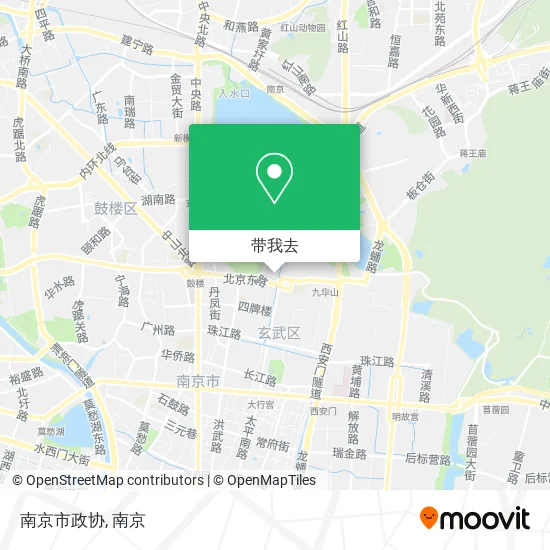 南京市政协地图