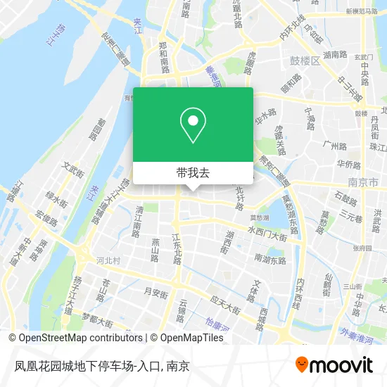 凤凰花园城地下停车场-入口地图
