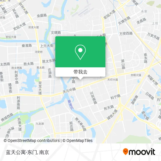 蓝天公寓-东门地图
