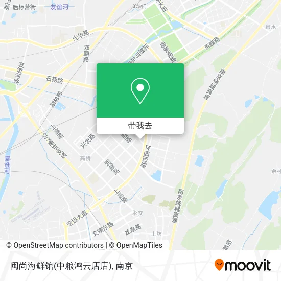 闽尚海鲜馆(中粮鸿云店店)地图
