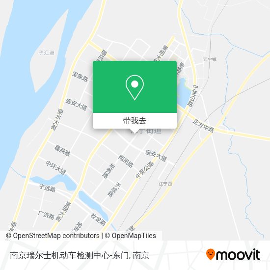 南京瑞尔士机动车检测中心-东门地图