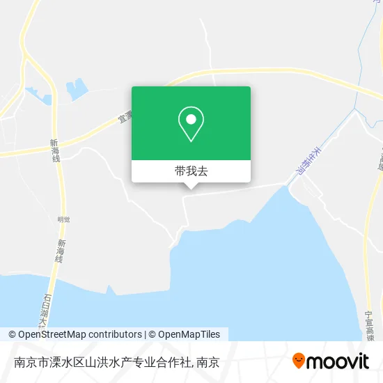 南京市溧水区山洪水产专业合作社地图