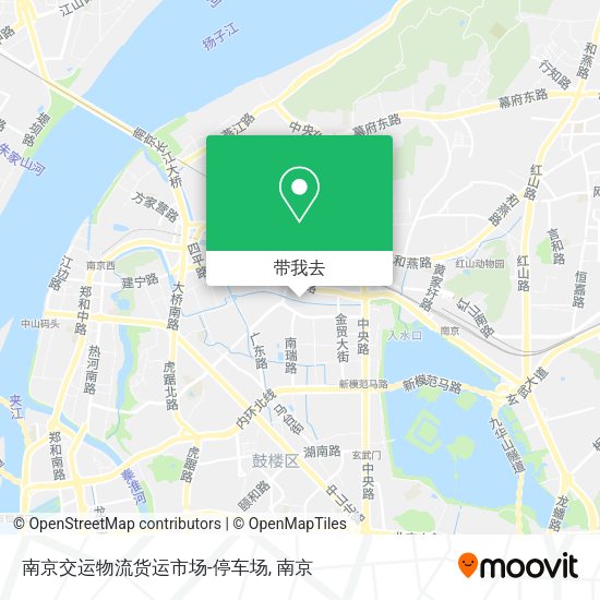 南京交运物流货运市场-停车场地图