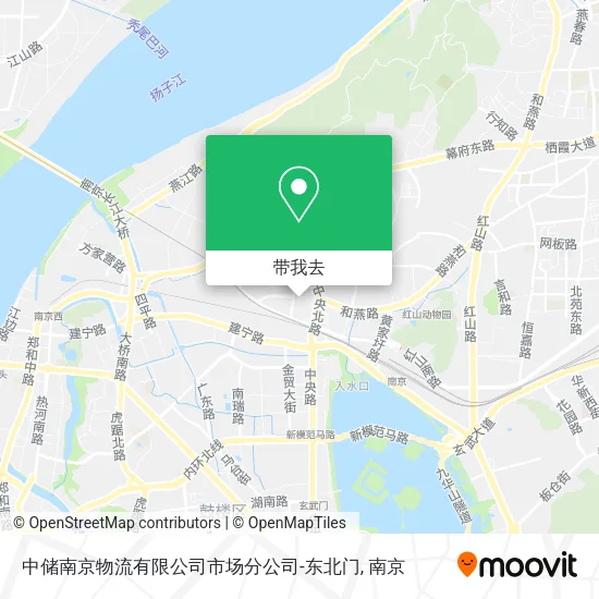 中储南京物流有限公司市场分公司-东北门地图