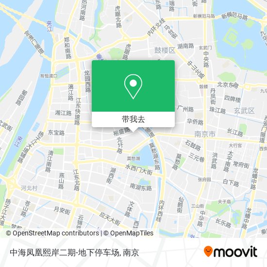 中海凤凰熙岸二期-地下停车场地图