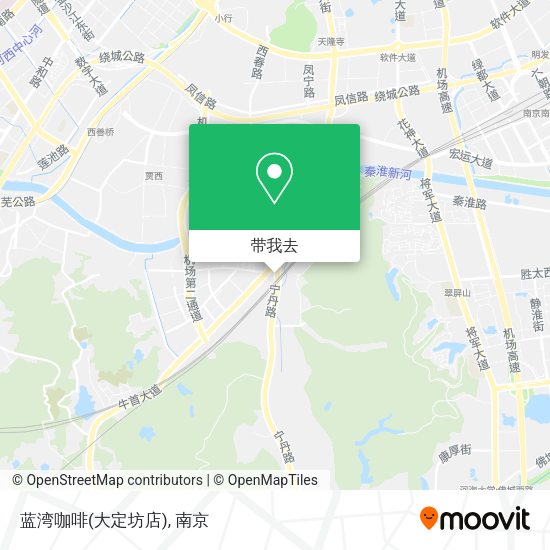 蓝湾咖啡(大定坊店)地图