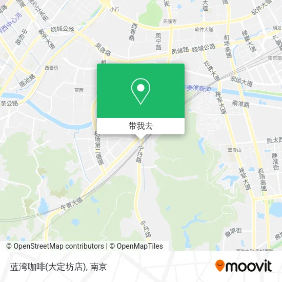 蓝湾咖啡(大定坊店)地图