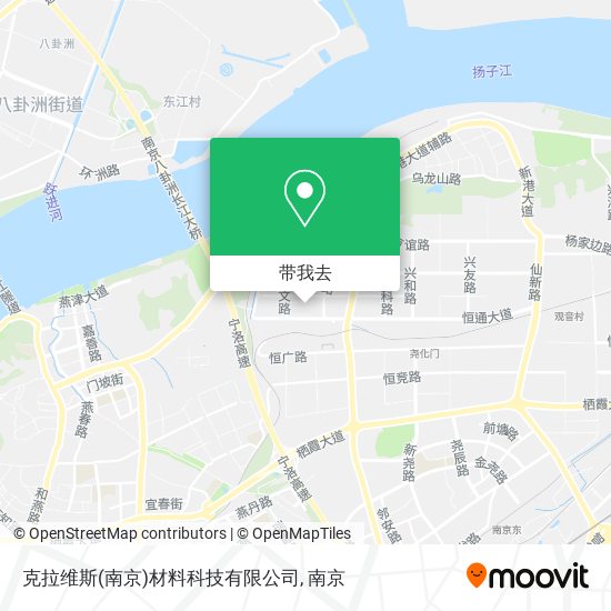 克拉维斯(南京)材料科技有限公司地图