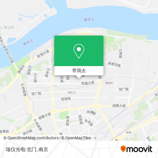 瑞仪光电-北门地图