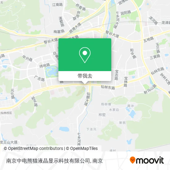 南京中电熊猫液晶显示科技有限公司地图
