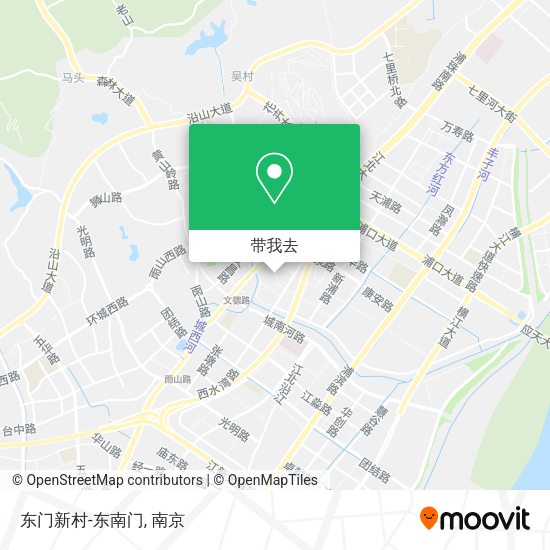 东门新村-东南门地图