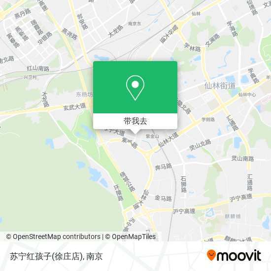 苏宁红孩子(徐庄店)地图
