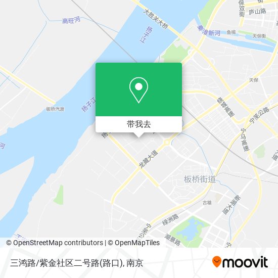 三鸿路/紫金社区二号路(路口)地图