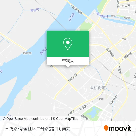 三鸿路/紫金社区二号路(路口)地图