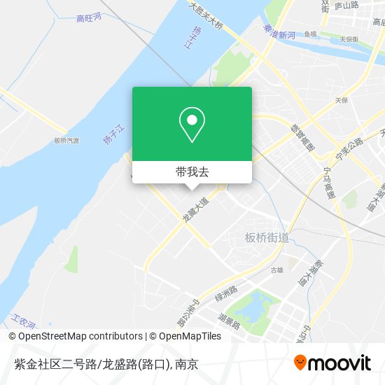 紫金社区二号路/龙盛路(路口)地图