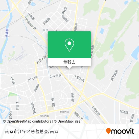 南京市江宁区慈善总会地图