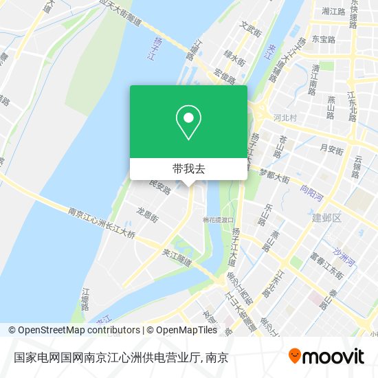 国家电网国网南京江心洲供电营业厅地图
