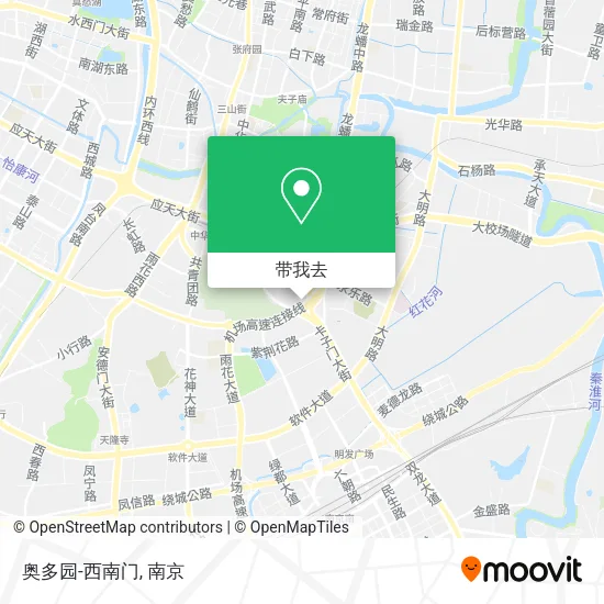 奥多园-西南门地图