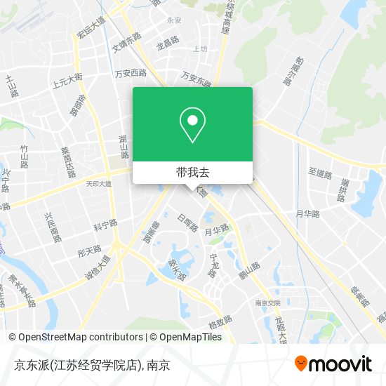 京东派(江苏经贸学院店)地图