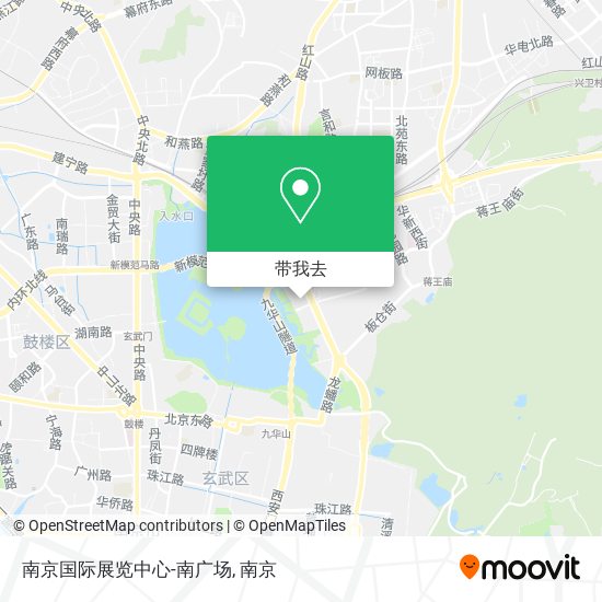 南京国际展览中心-南广场地图