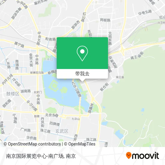 南京国际展览中心-南广场地图