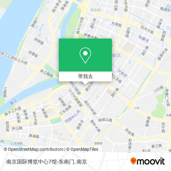 南京国际博览中心7馆-东南门地图