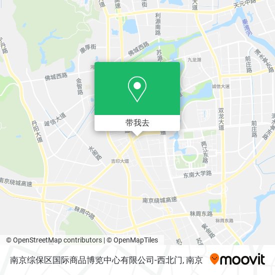 南京综保区国际商品博览中心有限公司-西北门地图