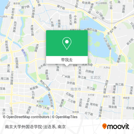 南京大学外国语学院-法语系地图