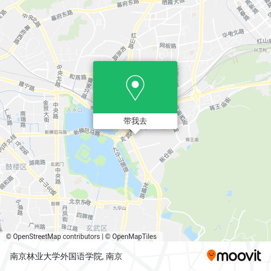 南京林业大学外国语学院地图