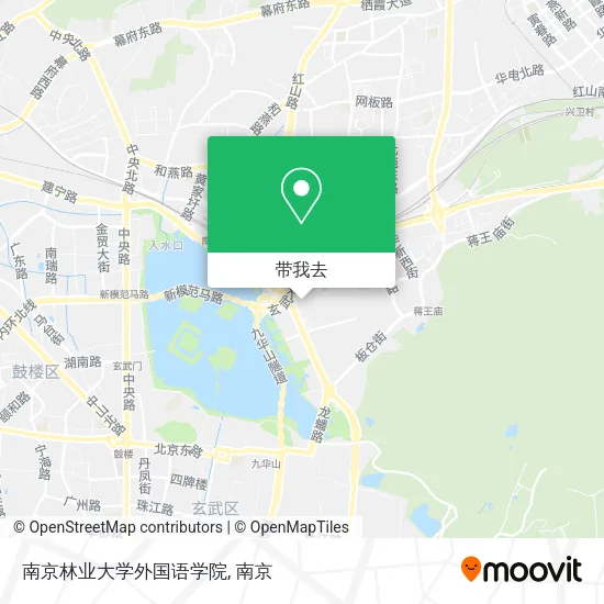 南京林业大学外国语学院地图