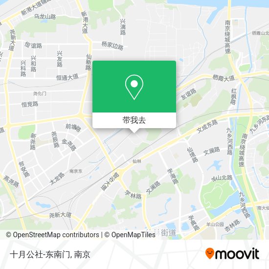 十月公社-东南门地图