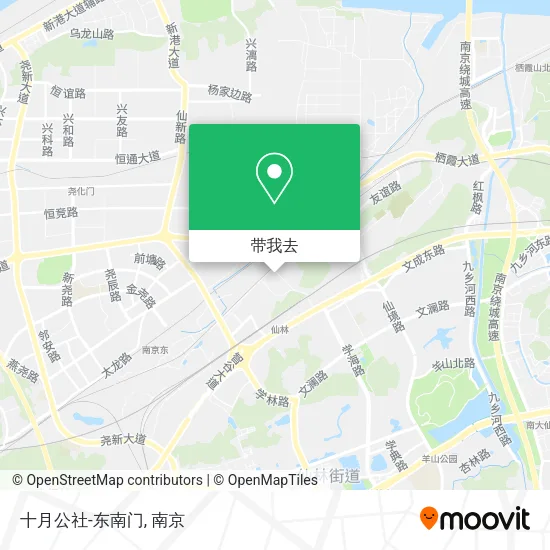 十月公社-东南门地图