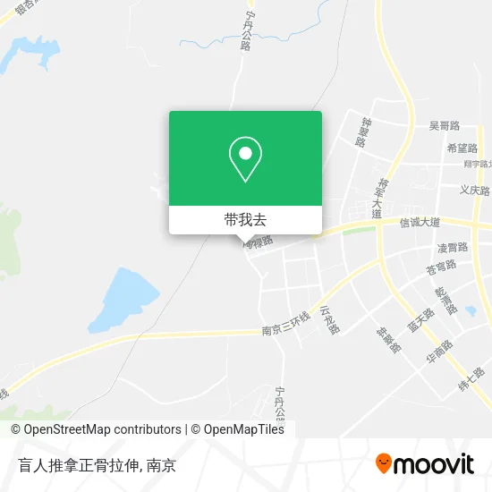 盲人推拿正骨拉伸地图