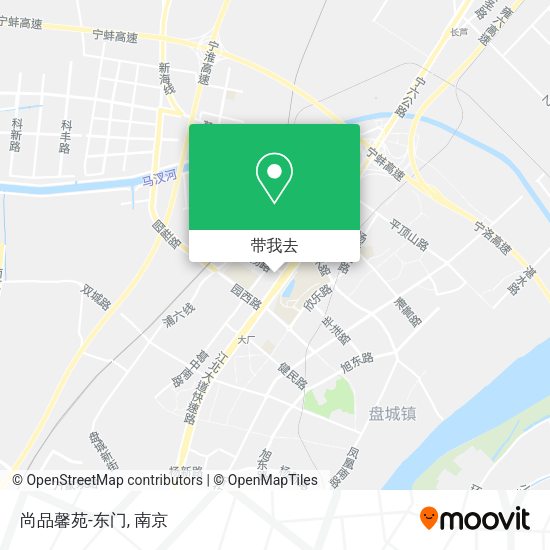 尚品馨苑-东门地图