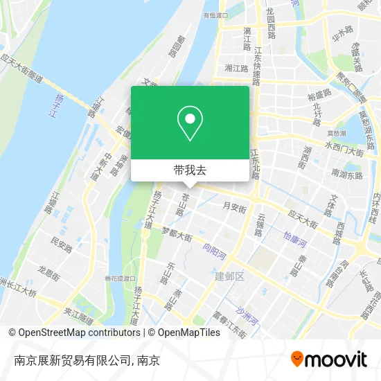 南京展新贸易有限公司地图