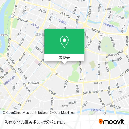 彩色森林儿童美术(小行分校)地图