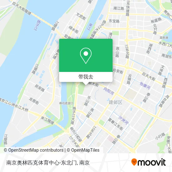 南京奥林匹克体育中心-东北门地图