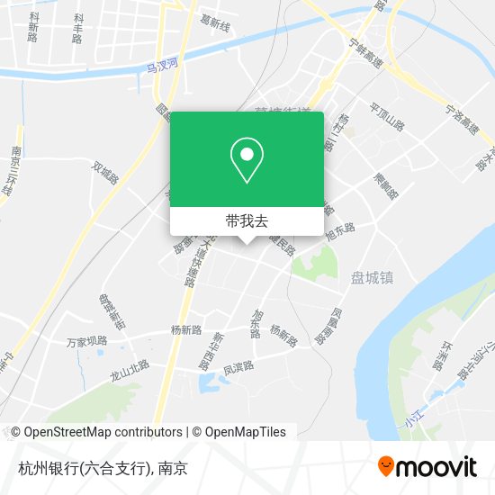 杭州银行(六合支行)地图