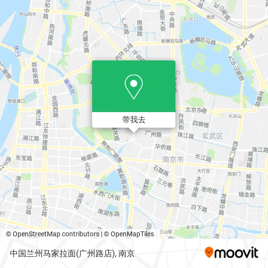 中国兰州马家拉面(广州路店)地图