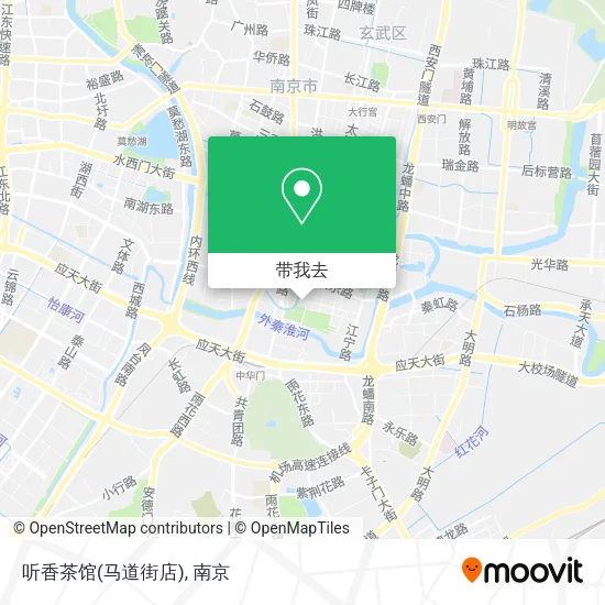 听香茶馆(马道街店)地图
