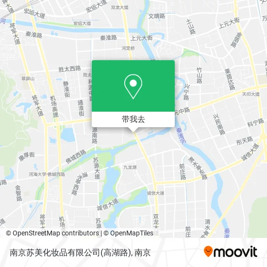 南京苏美化妆品有限公司(高湖路)地图