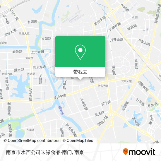 南京市水产公司味缘食品-南门地图