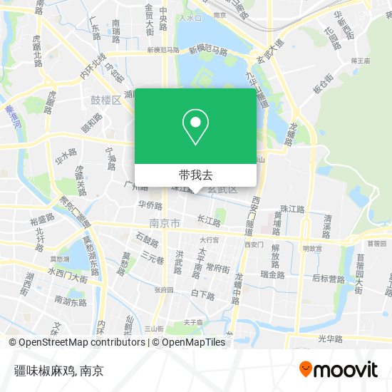 疆味椒麻鸡地图