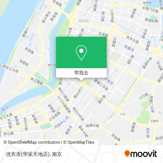 优衣库(华采天地店)地图
