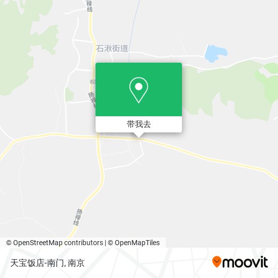 天宝饭店-南门地图