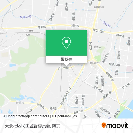 天景社区民主监督委员会地图