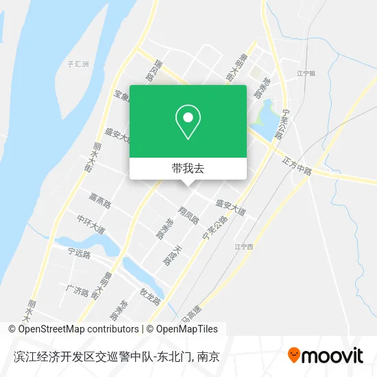 滨江经济开发区交巡警中队-东北门地图