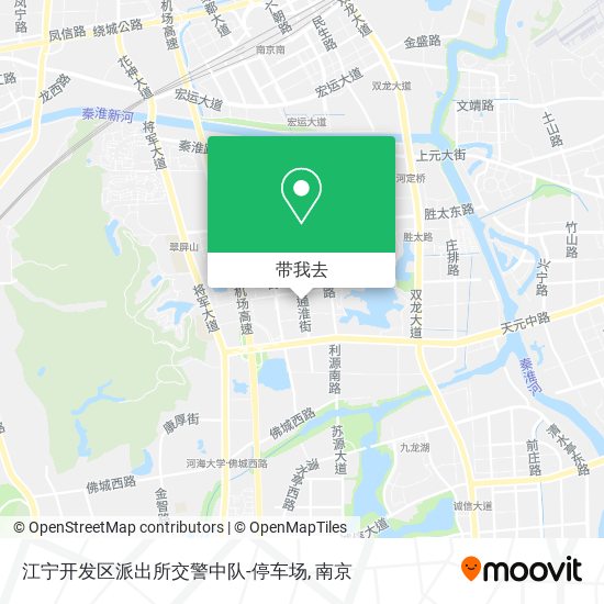 江宁开发区派出所交警中队-停车场地图